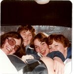 Cheerleading 1978 Arctic Winter Games - Susan, Corine, Glenda & Cindy